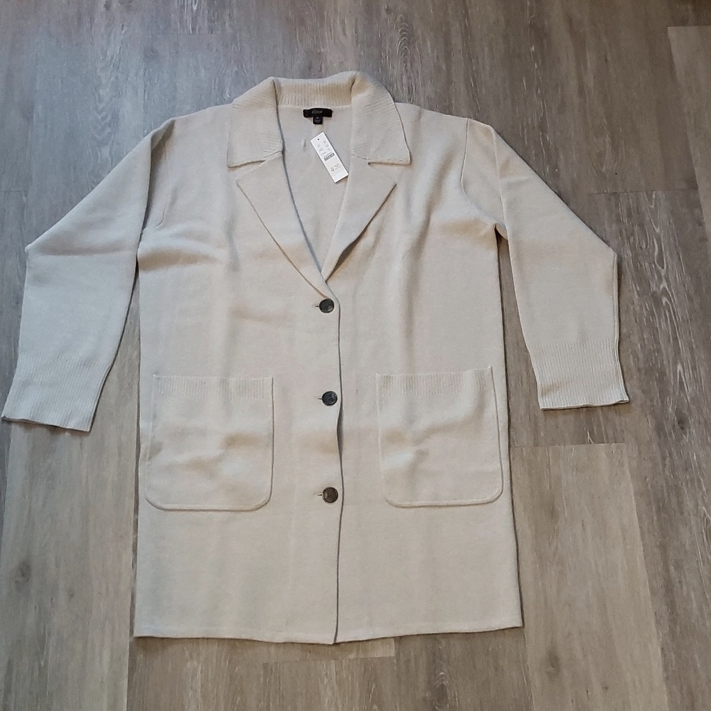 NWT J. Crew Coatigan Sweater Jacket Medium